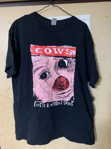Cows 티셔츠 블랙