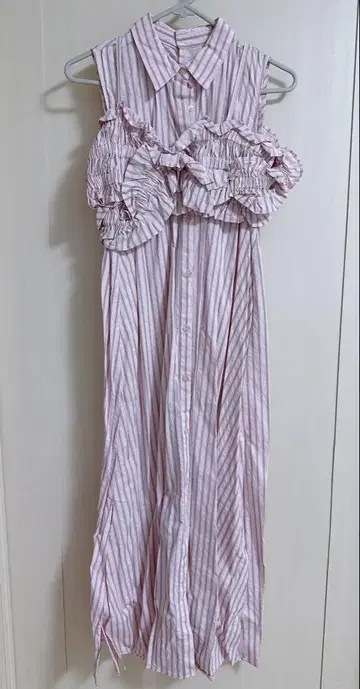 dazzlin 개더 뷔스티에 SET 셔츠 원피스