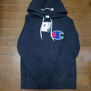 로데오 크라운 x Champion 콜라보 후드티 블랙