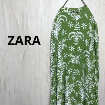 ZARA 꽃무늬 셔츠 원피스