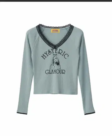 HYSTERIC GLAMOUR 레이스 긴팔 T셔츠