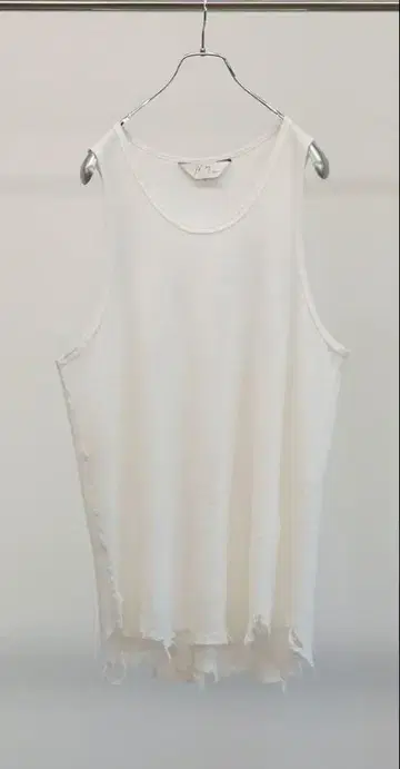ancellm 25ss 데미지 와플 탱크 탑