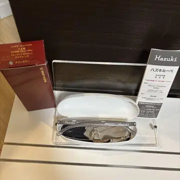 하즈키 루페 1.6배 컴팩트 클리어 렌즈 티타늄 컬러