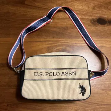 U.S. POLO ASSN. 코듀로이 숄더백