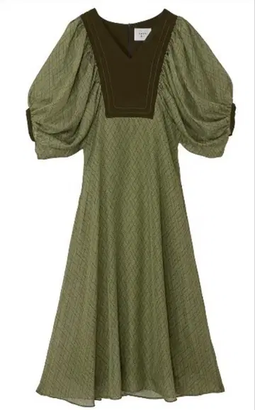정품 AMERI GEOMETRIC RHOMBUS DRESS