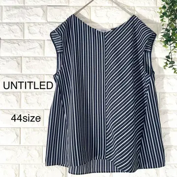 UNTITLED 블라우스 44 사이즈 빅 사이즈 언타이틀 상의