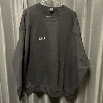 TOQ sweat crew neck(black) XL