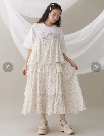 merryjenny 메리제니 floral 티어드 티어드 원피스