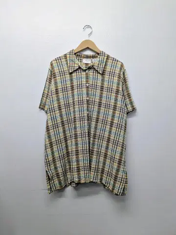 Sucker Check Wide Shirt