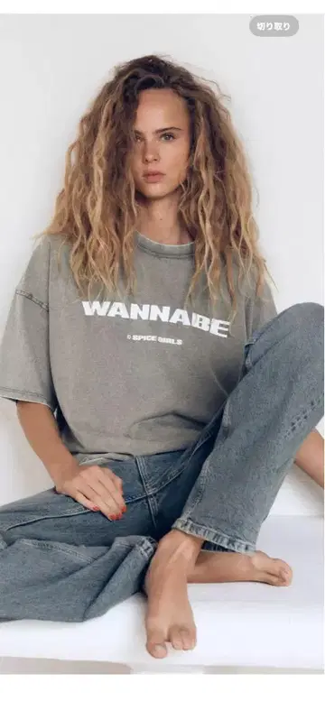 ZARA 스파이스걸스 콜라보 T셔츠 L