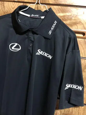 새상품급 LEXUS 스릭슨 피케 셔츠 블랙 XL