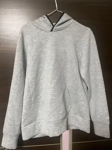 THE NORTH FACE 그레이 후드 부착 후드티 [ Size L ]