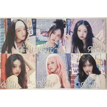 IVE Be Alright TSUTAYA 어나더 자켓 6장 컴플