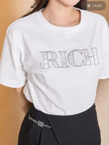 Darich 그래픽 로고 T셔츠