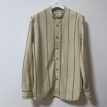 JIL SANDER 19SS 심포니 밴드 카라 스트라이프 긴팔 셔츠