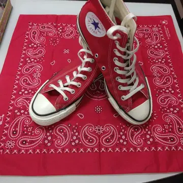 컨버스 HI J 일본제 빨간색 US 7H JP 26cm