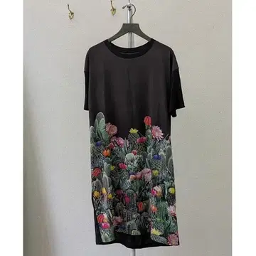 PAUL SMITH 선인장 패턴 프린트 반팔 원피스
