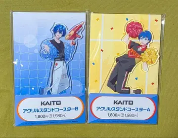 하츠네 미쿠 아크릴 스탠드 코스터 KAITO 2점