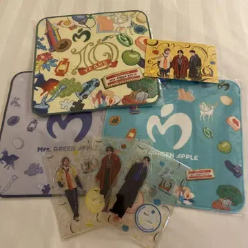 Mrs. GREEN APPLE 10주년 기념 타월 & 아크릴 스탠드 세트