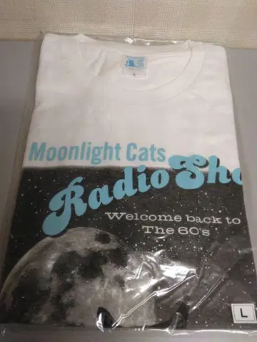 하마다 쇼고 미개봉 새상품 T셔츠/L 사이즈 Moonlight Cats