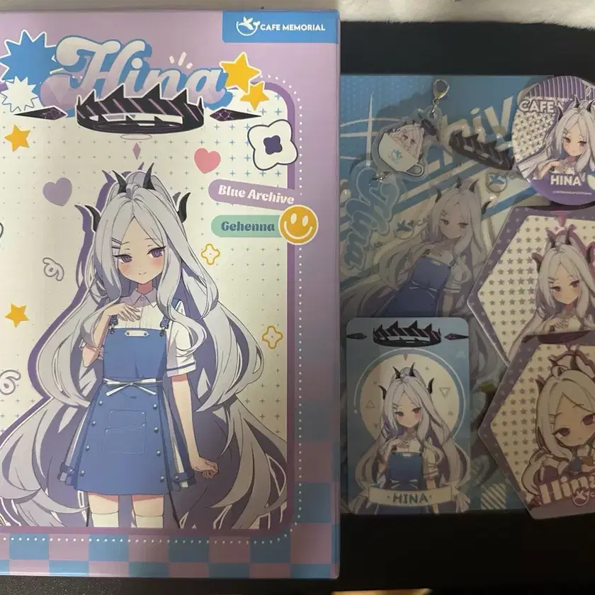 Blue Archive Cafe Memorial ブルアカ アクスタ ヒナ Blue Archive Cafe Memorial Hina Set #블루아카이브히나,#카페