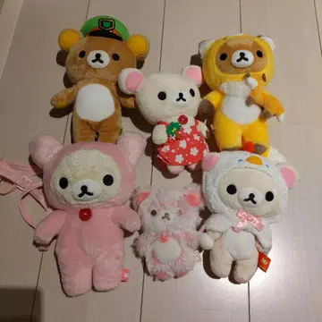 리락쿠마 코리락쿠마 샤베트 벚꽃 봉제 인형 산에이엑스 홋카이도