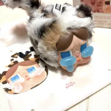 POP MART CRYBABY 봉제 인형 펜던트