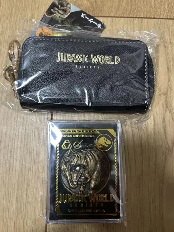 쥬라기 월드 2세트 키케이스 메달 T-렉스 부활의 대지