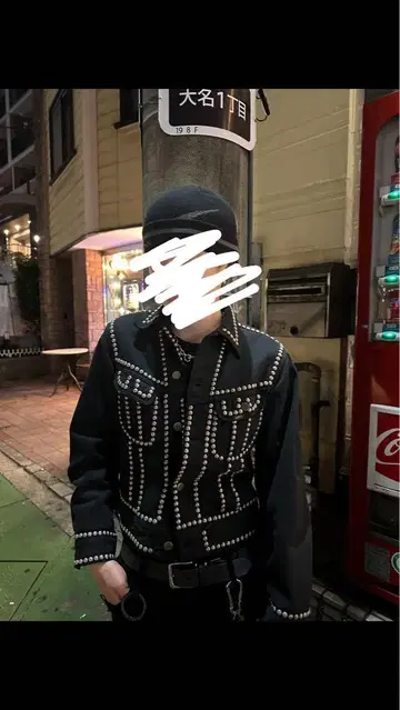 Lee 데님 자켓 스터드
