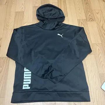 Puma 긴팔 후드티 블랙 M 사이즈
