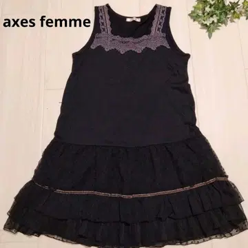 axes femme 네오 모리걸 페어리 그런지 슬리브리스 원피스