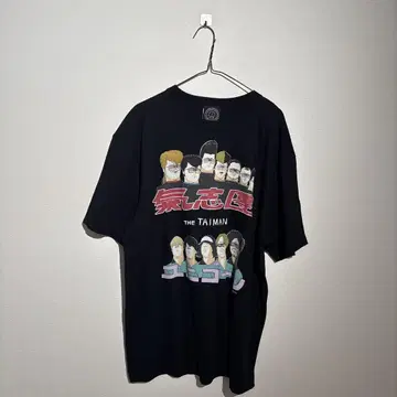 키시단 x 유니콘 콜라보 T셔츠 XL 블랙 지옥의 미사와 오쿠다 타미오