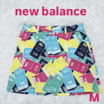 New Balance 컬러풀 스커트 M 사이즈 골프 뉴발란스