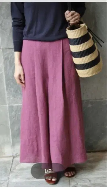 이에나 린넨 팬츠