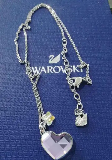 Swarovski 하트형 크리스탈 목걸이