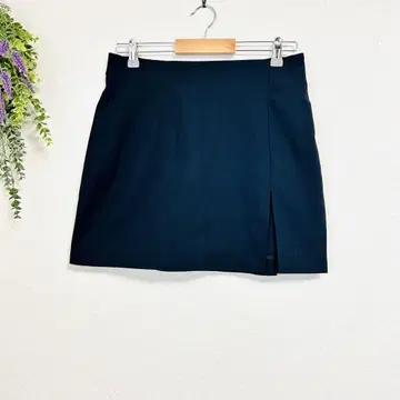 택 포함 새상품 GU [XL] 블랙 슬릿 이너 팬츠 치마바지