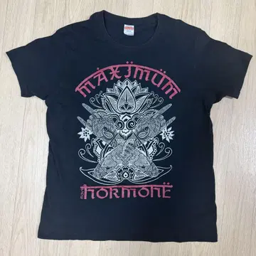 MAXIMUM THE HORMONE 티셔츠 블랙 L 사이즈