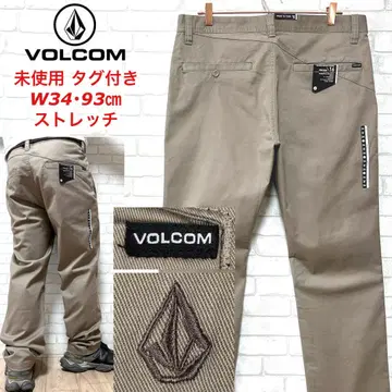 [미사용 택 포함] VOLCOM 스트레치 치노 팬츠 모던 스트레이트 워크