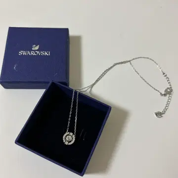 Swarovski 원형 크리스탈 목걸이