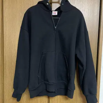 FREAK'S STORE 블랙 풀 집업 후드티