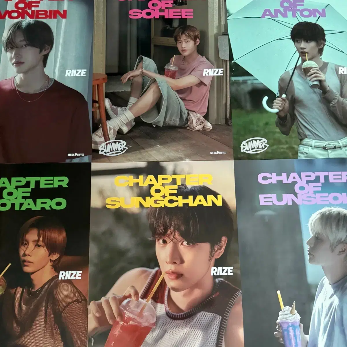 RIIZE | 라이즈 *Sealed* Mega MGC Coffee Riize poster #라이즈