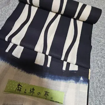 린넨과 면 혼방 유카타 최종 sale 보관품