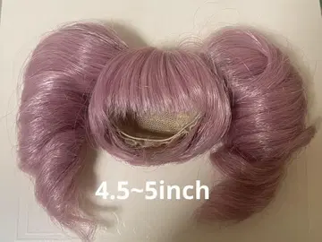 4.5~5인치 인형용 트윈테일 가발