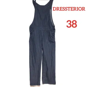 DRESSTERIOR 드레스테리어 데님 멜빵바지 월드 38