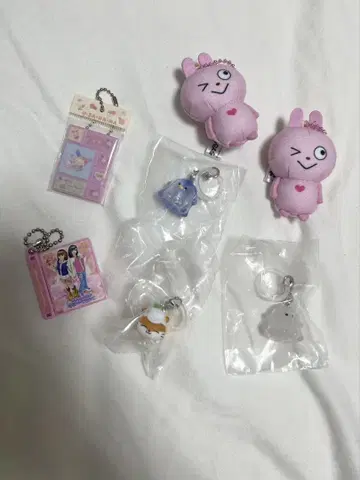 러브 래빗 러브&베리 오바케누 코로코로 쿠리린 우사하나 키링