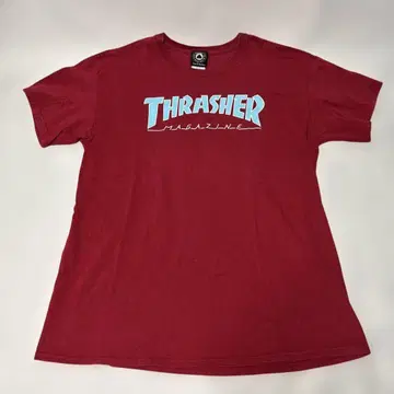 구제 THRASHER 티셔츠 L 사이즈 레드 RED used