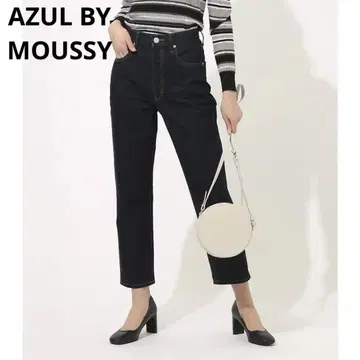 AZUL by Moussy 하이웨스트 데님 스트레이트 S 사이즈