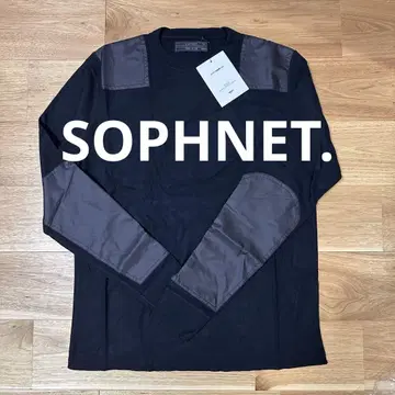 [택 포함 새상품] SOPHNET. 소프넷 블랙 긴팔 티셔츠 M
