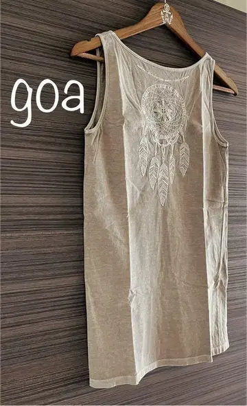 Natural Vintage goa 백 드림 캐쳐 자수 롱 탱크