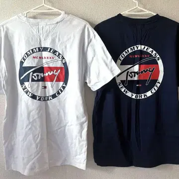 TOMMY JEANS T셔츠/2색 세트